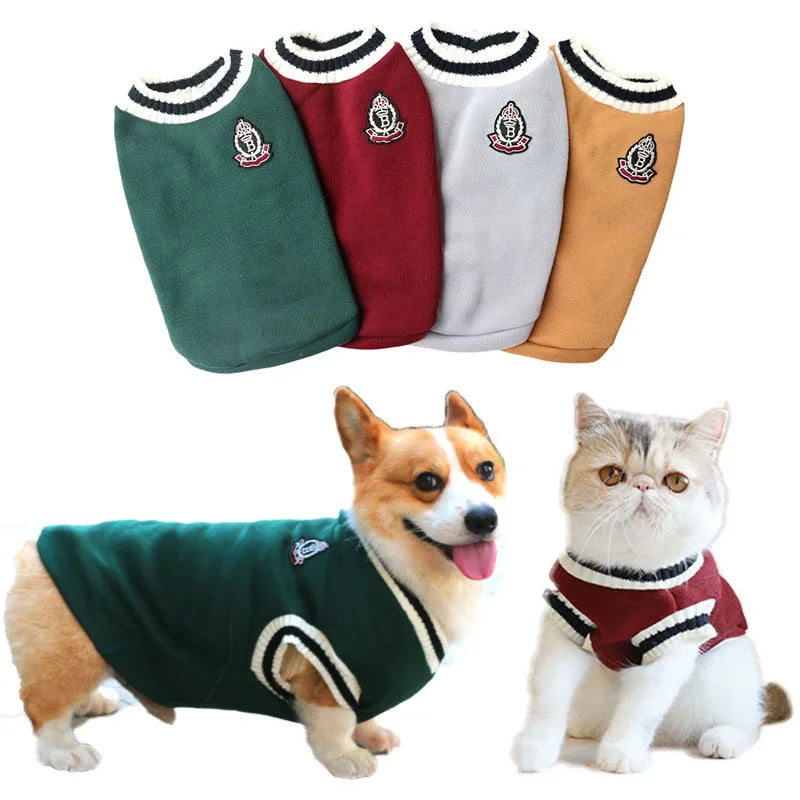 Varsity Pet Sweater